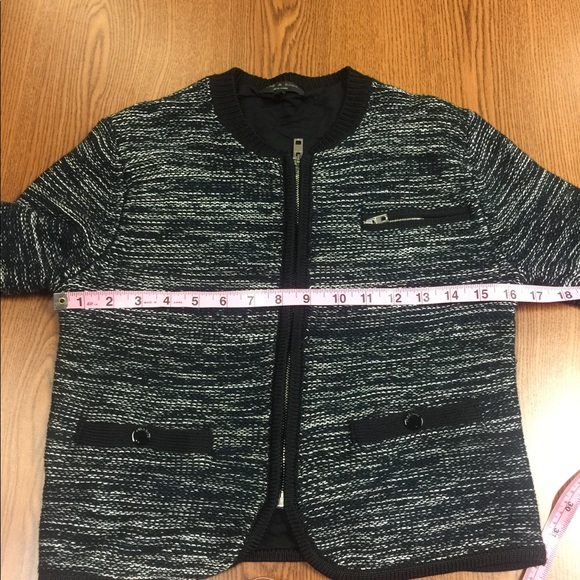 rag&bone Rosalie Cropped Zip-Front Sweater Jacket - Picture 11 of 13